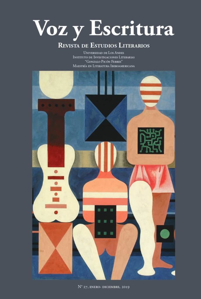 Voz y Escritura. Revista de Estudios Literarios. Nº 27. Enero - Diciembre 2019