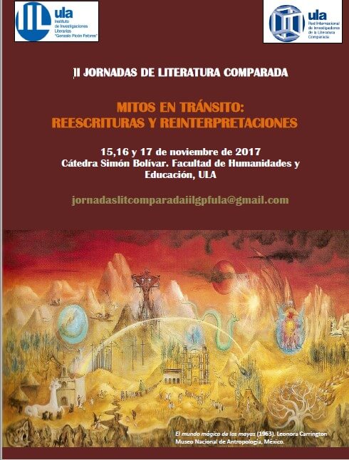 Afiche - II Jornadas de Literatura Comparada. Mitos en tránsito Reescrituras y Reinterpretaciones