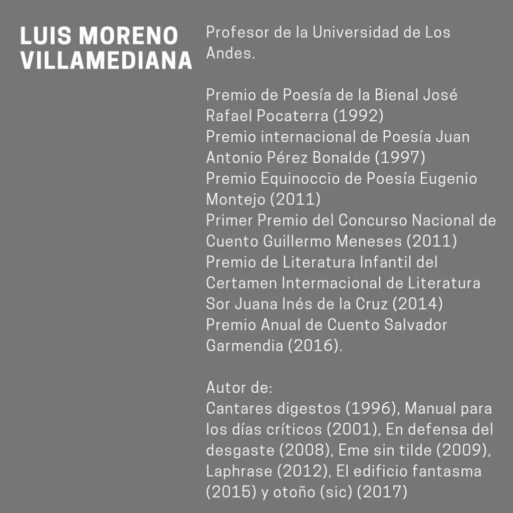 Biografía Luis Moreno Villamediana